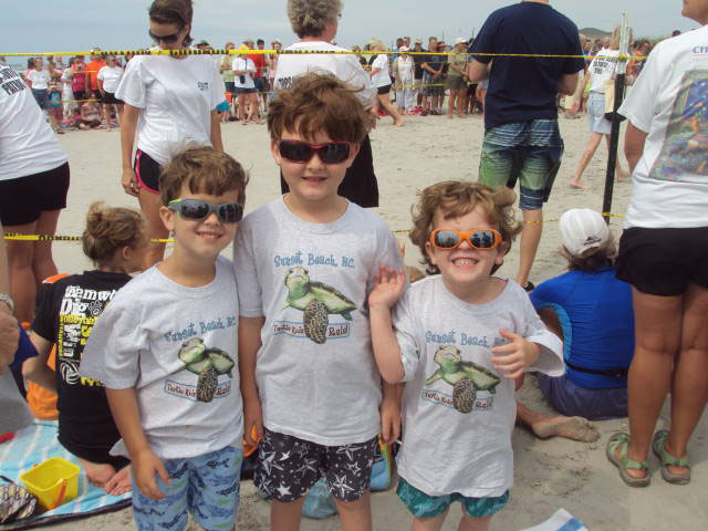 Karen Beasley Sea Turtle Rescue & Rehabilitation Hospital Turtle Release, Topsail, NC - June 5, 2013